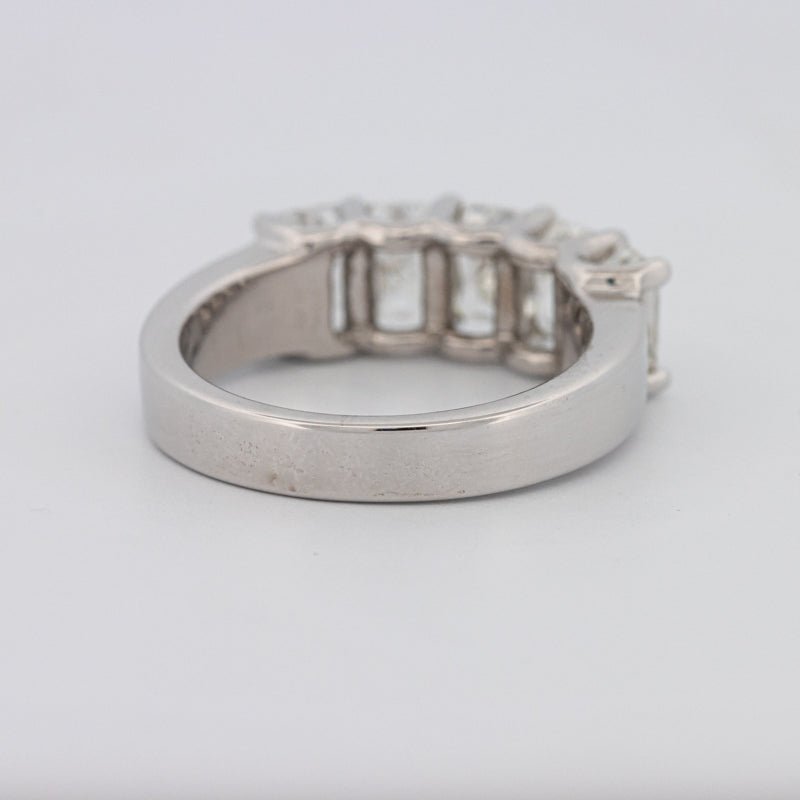 5 Half Emerald Eternity Ring - ZIZOV DIAMONDS