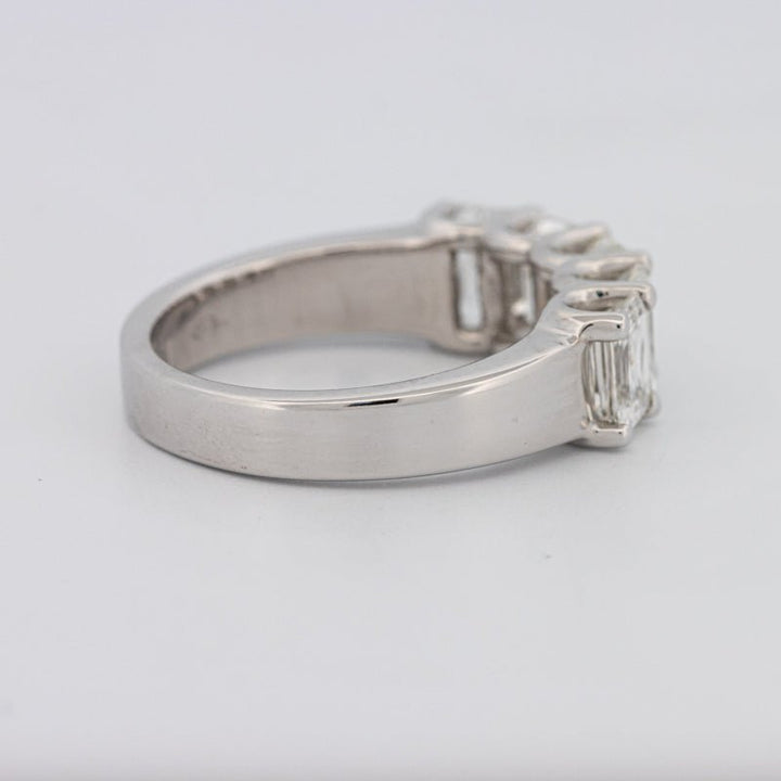 5 Half Emerald Eternity Ring - ZIZOV DIAMONDS