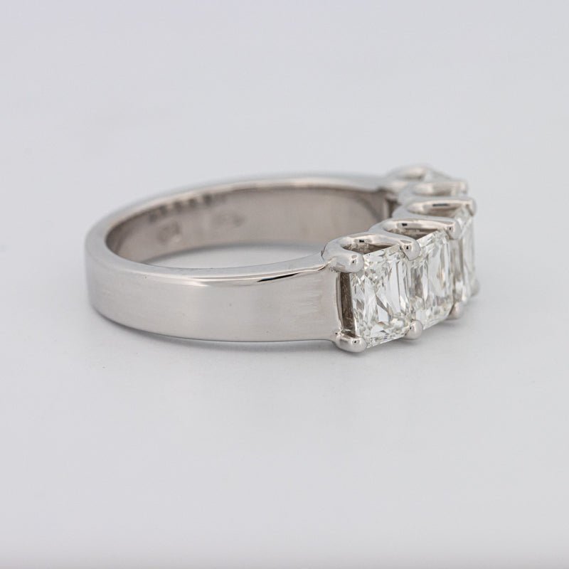 5 Half Emerald Eternity Ring - ZIZOV DIAMONDS