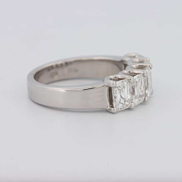 5 Half Emerald Eternity Ring - ZIZOV DIAMONDS