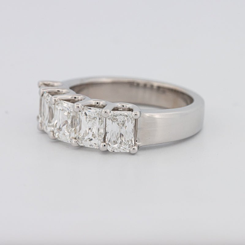 5 Half Emerald Eternity Ring - ZIZOV DIAMONDS