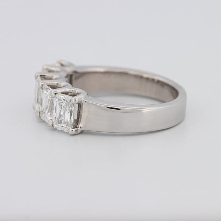 5 Half Emerald Eternity Ring - ZIZOV DIAMONDS