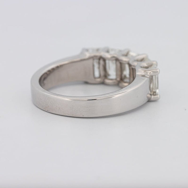 5 Half Emerald Eternity Ring - ZIZOV DIAMONDS