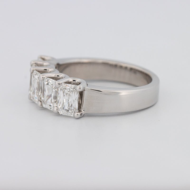 5 Half Emerald Eternity Ring - ZIZOV DIAMONDS