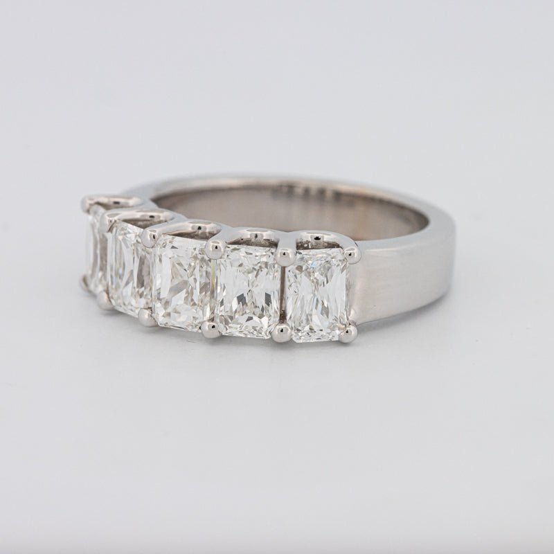 5 Half Emerald Eternity Ring - ZIZOV DIAMONDS