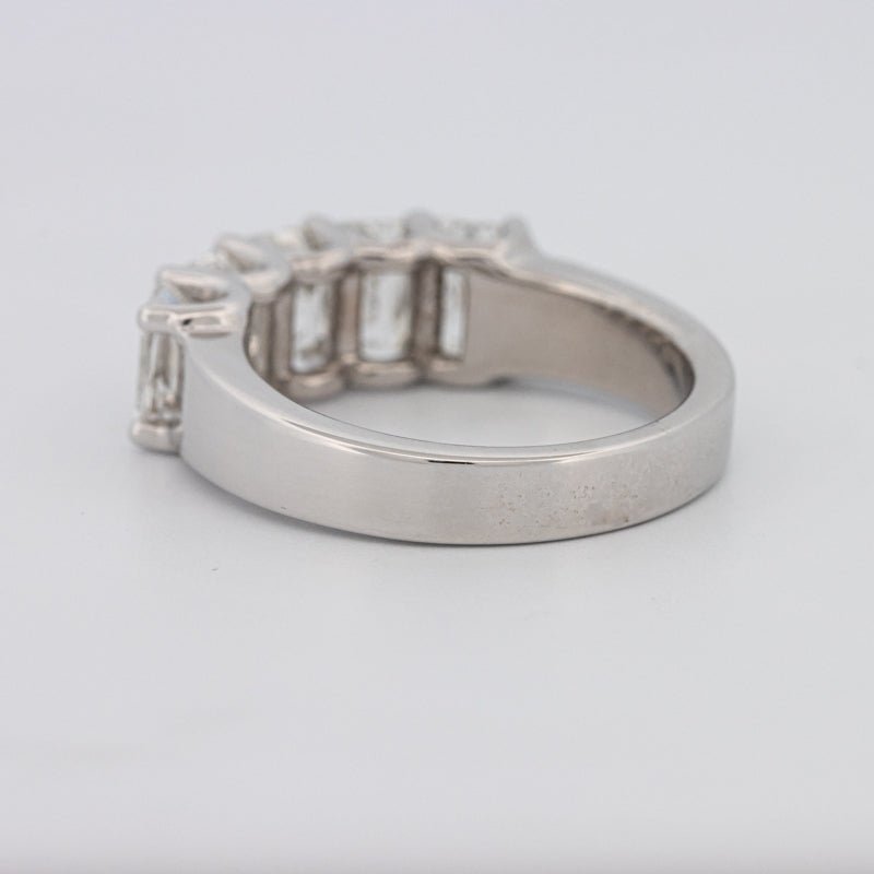 5 Half Emerald Eternity Ring - ZIZOV DIAMONDS