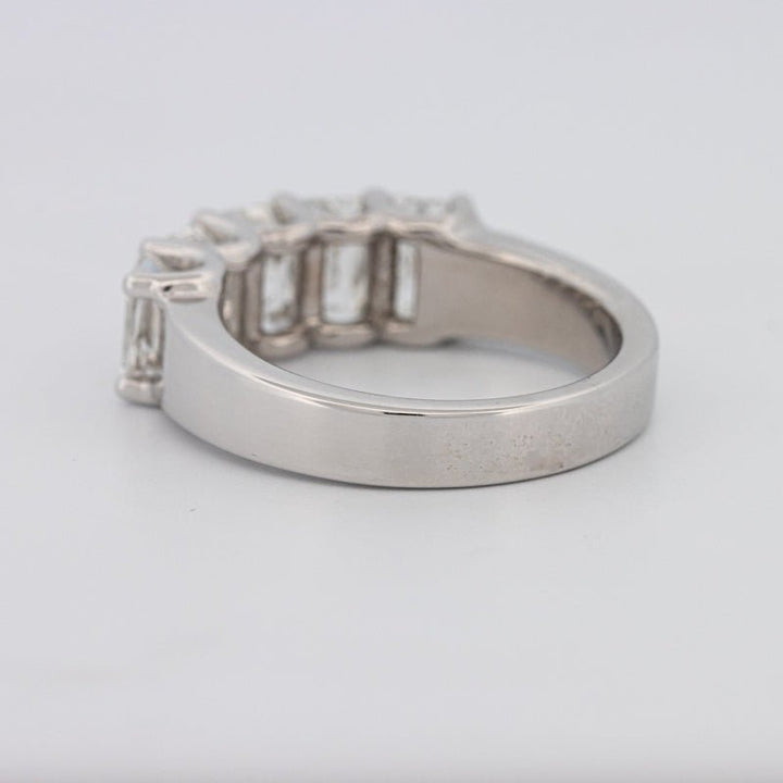 5 Half Emerald Eternity Ring - ZIZOV DIAMONDS