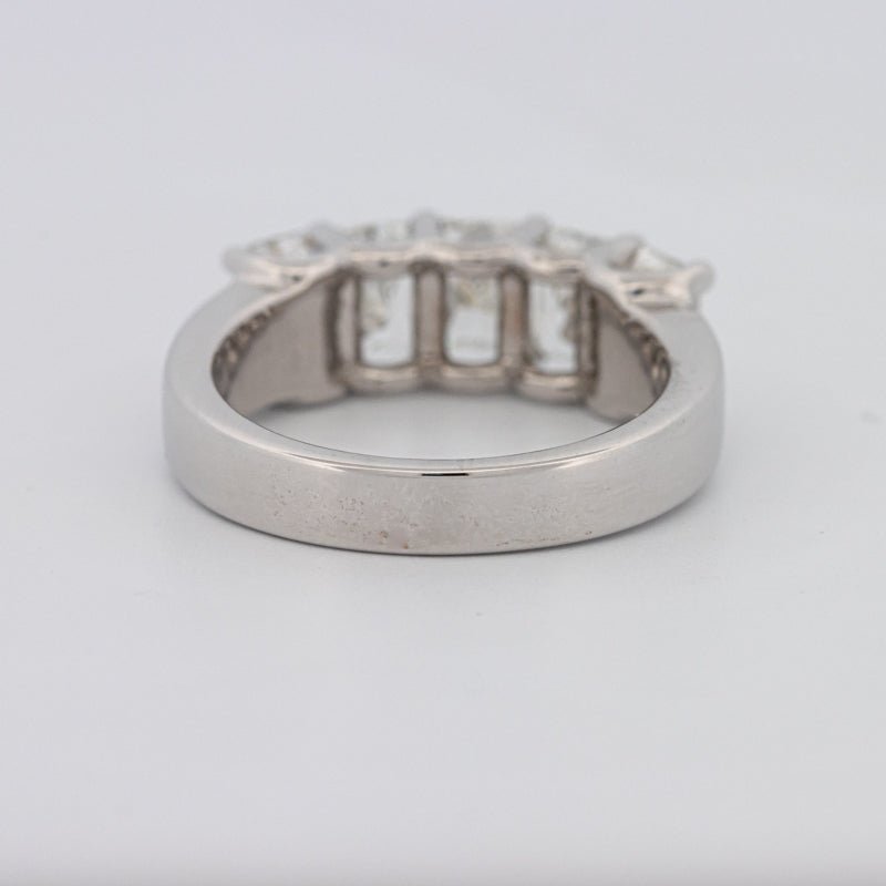 5 Half Emerald Eternity Ring - ZIZOV DIAMONDS