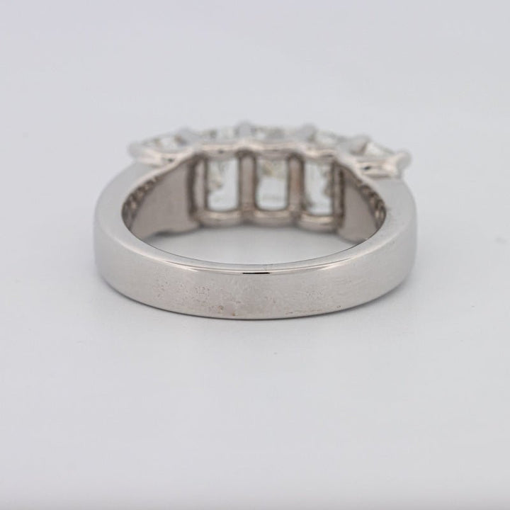 5 Half Emerald Eternity Ring - ZIZOV DIAMONDS