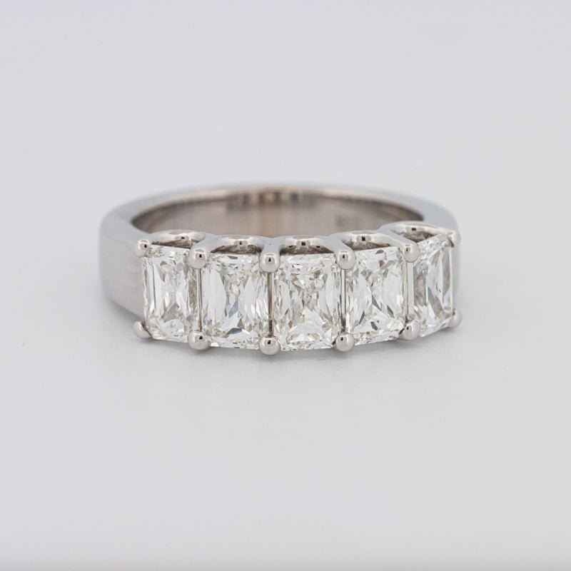 5 Half Emerald Eternity Ring - ZIZOV DIAMONDS