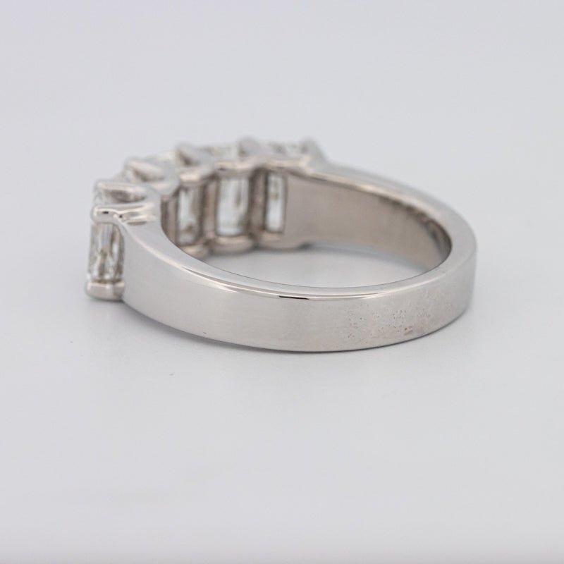 5 Half Emerald Eternity Ring - ZIZOV DIAMONDS