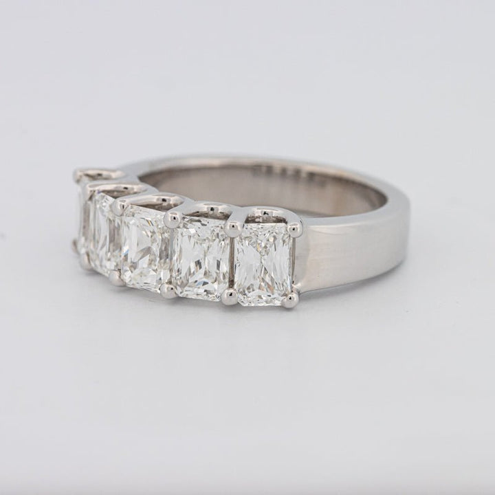 5 Half Emerald Eternity Ring - ZIZOV DIAMONDS