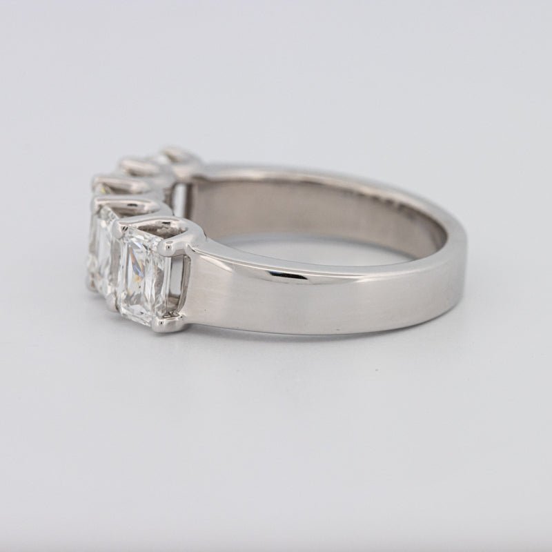 5 Half Emerald Eternity Ring - ZIZOV DIAMONDS