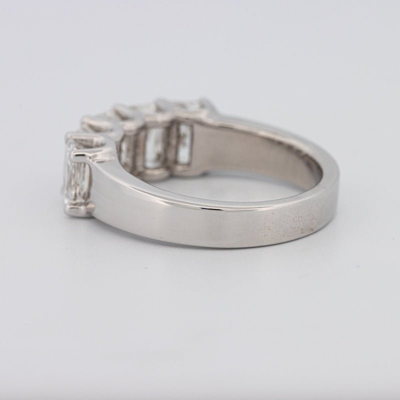 5 Half Emerald Eternity Ring - ZIZOV DIAMONDS