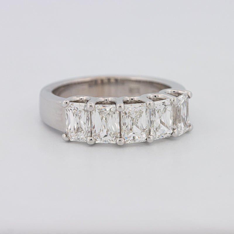 5 Half Emerald Eternity Ring - ZIZOV DIAMONDS
