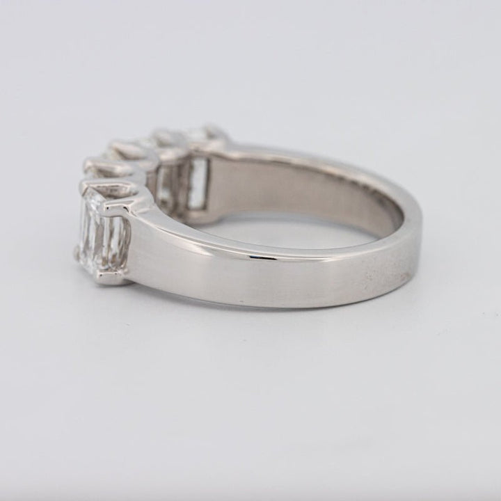 5 Half Emerald Eternity Ring - ZIZOV DIAMONDS