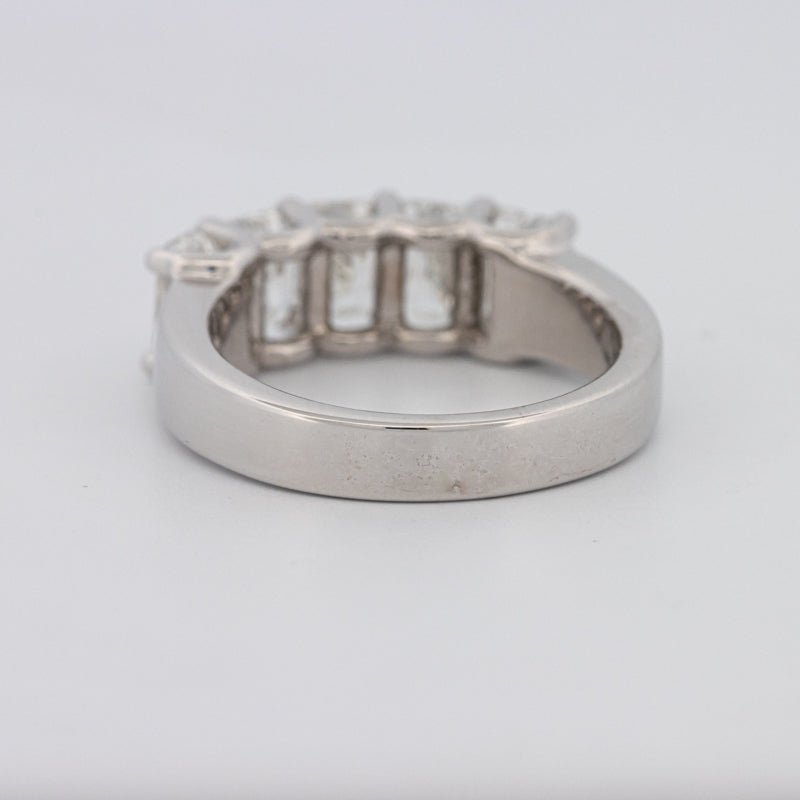 5 Half Emerald Eternity Ring - ZIZOV DIAMONDS