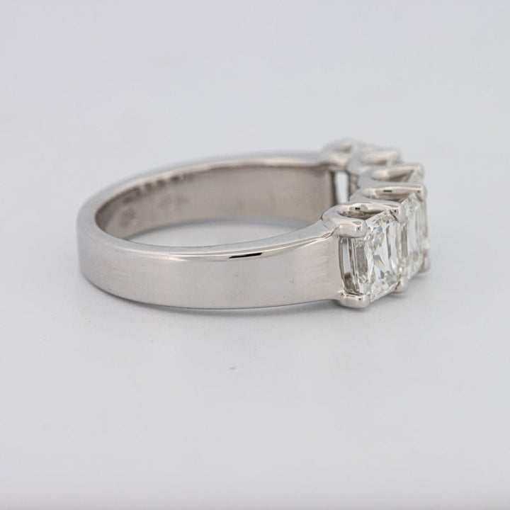 5 Half Emerald Eternity Ring - ZIZOV DIAMONDS