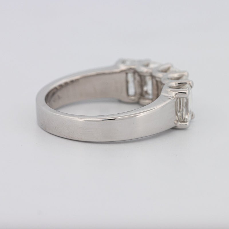 5 Half Emerald Eternity Ring - ZIZOV DIAMONDS