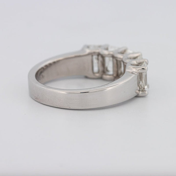 5 Half Emerald Eternity Ring - ZIZOV DIAMONDS