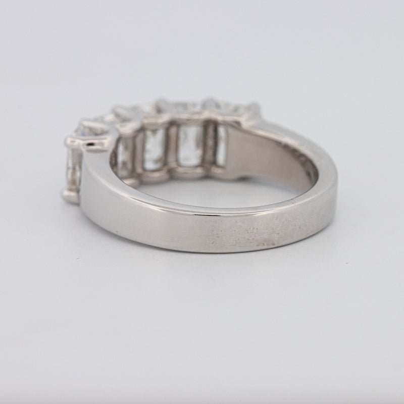 5 Half Emerald Eternity Ring - ZIZOV DIAMONDS