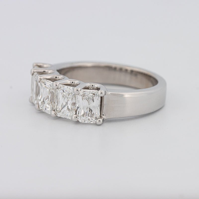 5 Half Emerald Eternity Ring - ZIZOV DIAMONDS