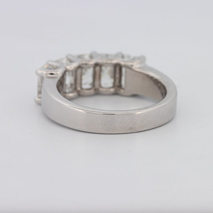 5 Half Emerald Eternity Ring - ZIZOV DIAMONDS