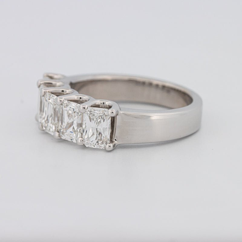 5 Half Emerald Eternity Ring - ZIZOV DIAMONDS