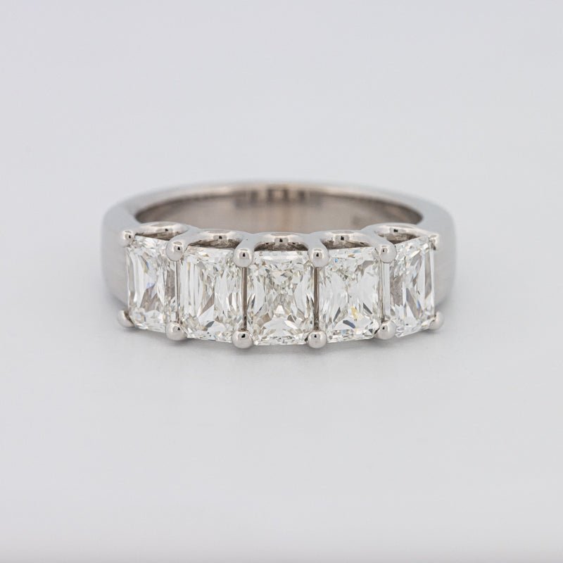 5 Half Emerald Eternity Ring - ZIZOV DIAMONDS