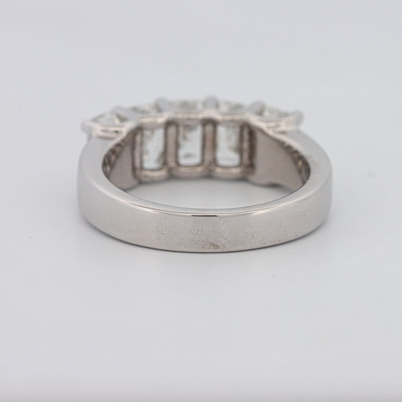 5 Half Emerald Eternity Ring - ZIZOV DIAMONDS