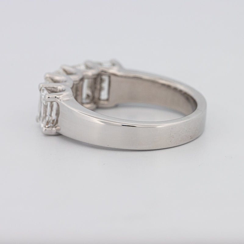 5 Half Emerald Eternity Ring - ZIZOV DIAMONDS