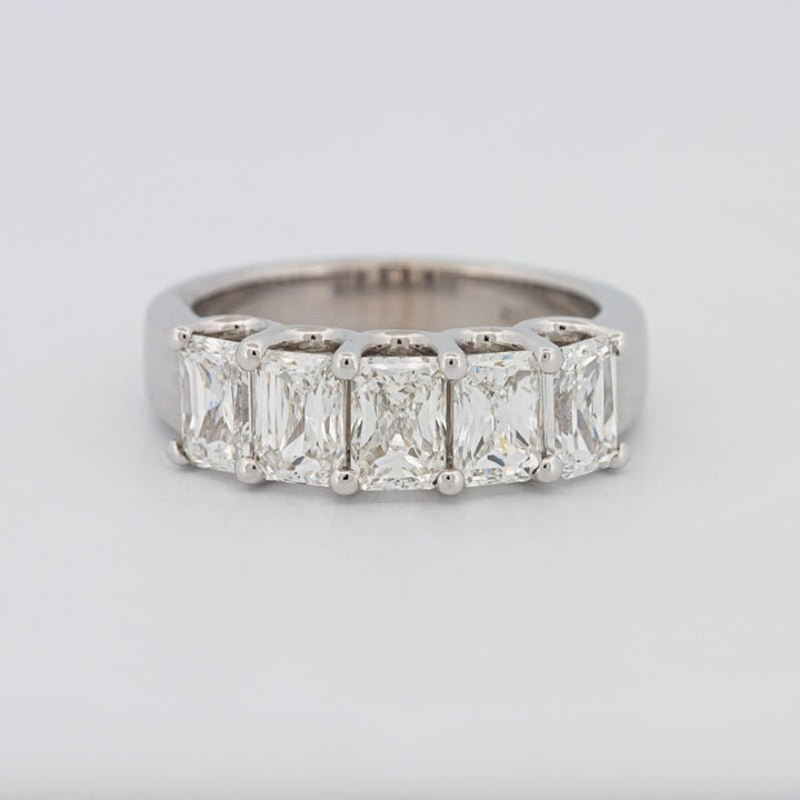 5 Half Emerald Eternity Ring - ZIZOV DIAMONDS