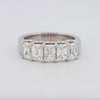 5 Half Emerald Eternity Ring - ZIZOV DIAMONDS