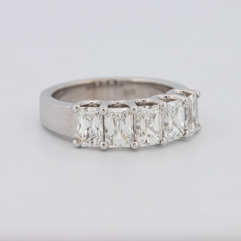 5 Half Emerald Eternity Ring - ZIZOV DIAMONDS