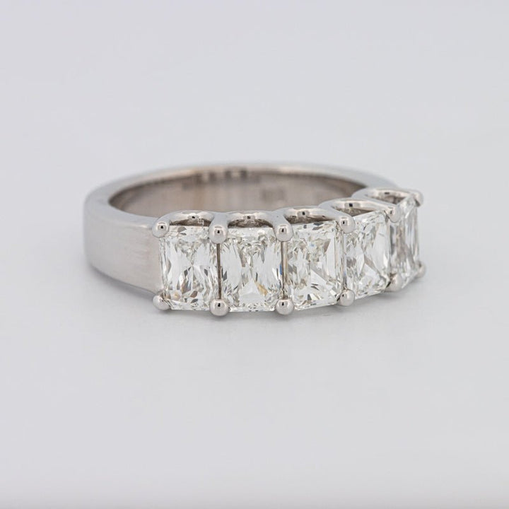 5 Half Emerald Eternity Ring - ZIZOV DIAMONDS