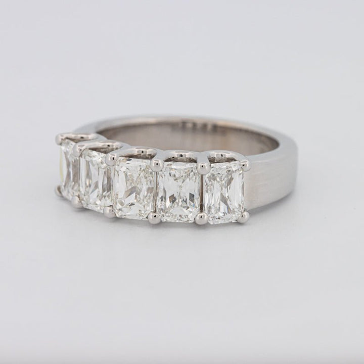 5 Half Emerald Eternity Ring - ZIZOV DIAMONDS