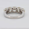 5 Half Fancy Light Yellow Cushion Eternity Ring - ZIZOV DIAMONDS