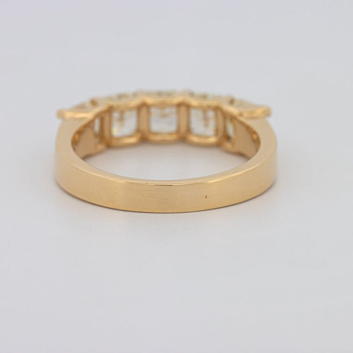 5 Half Fancy Yellow Square Radiant Eternity Ring - ZIZOV DIAMONDS