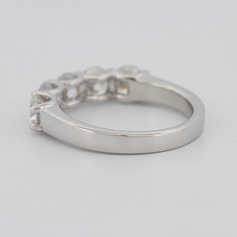 5 Half Round Floating Eternity Ring - ZIZOV DIAMONDS