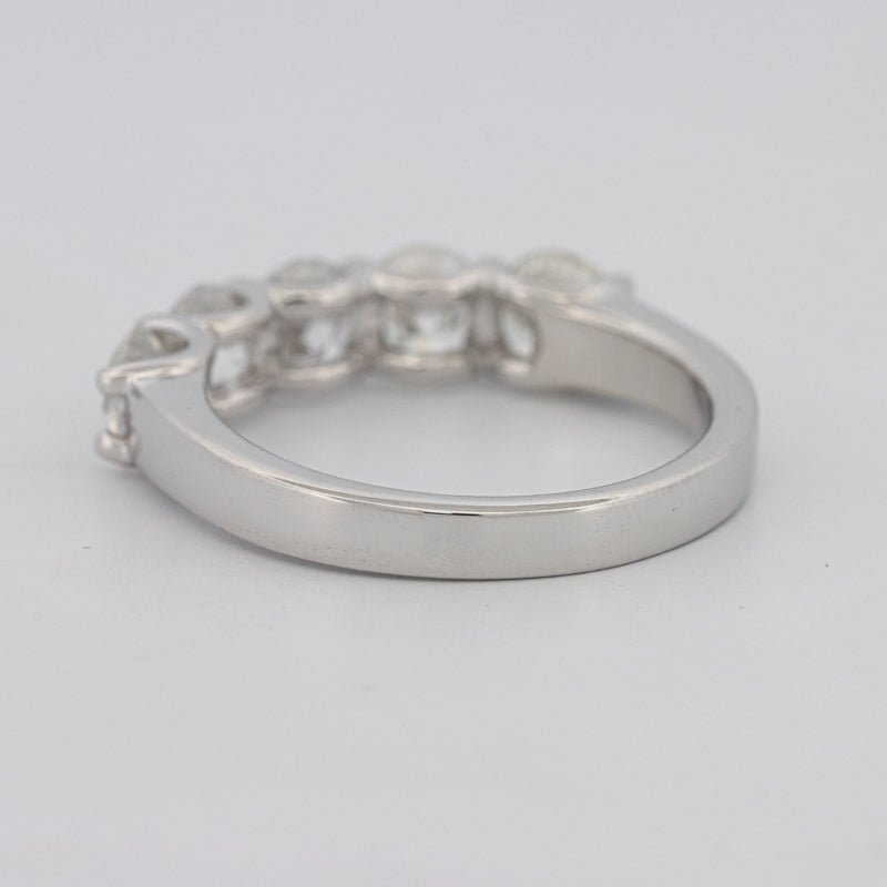 5 Half Round Floating Eternity Ring - ZIZOV DIAMONDS