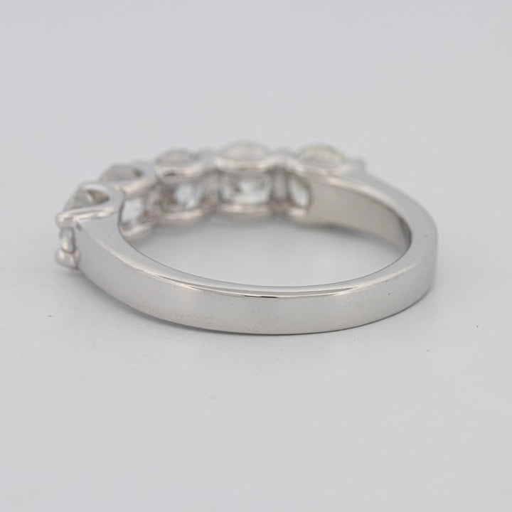 5 Half Round Floating Eternity Ring - ZIZOV DIAMONDS