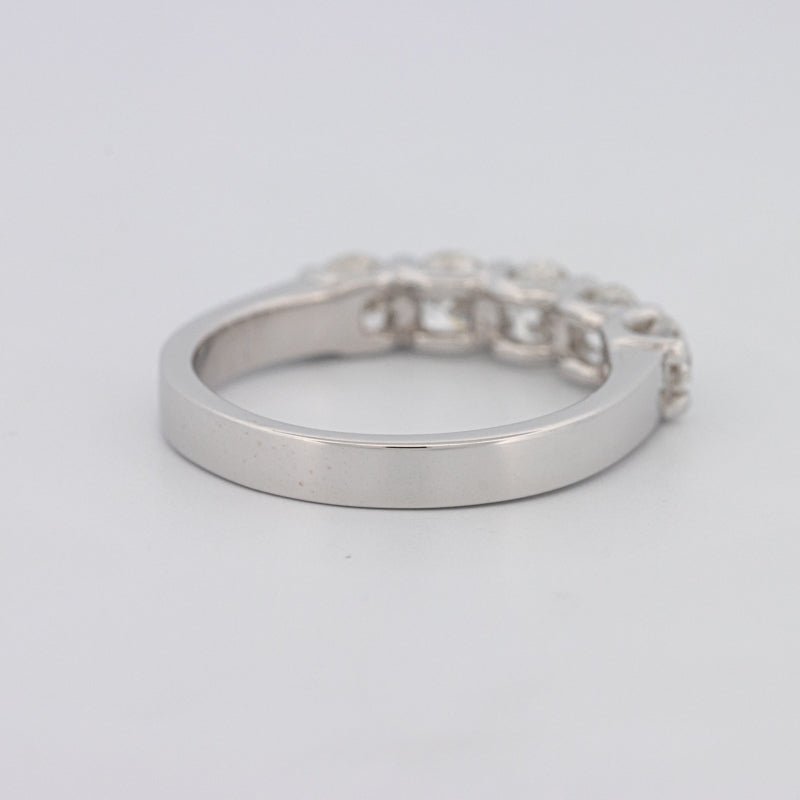 5 Half Round Floating Eternity Ring - ZIZOV DIAMONDS