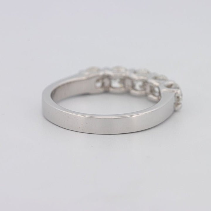 5 Half Round Floating Eternity Ring - ZIZOV DIAMONDS