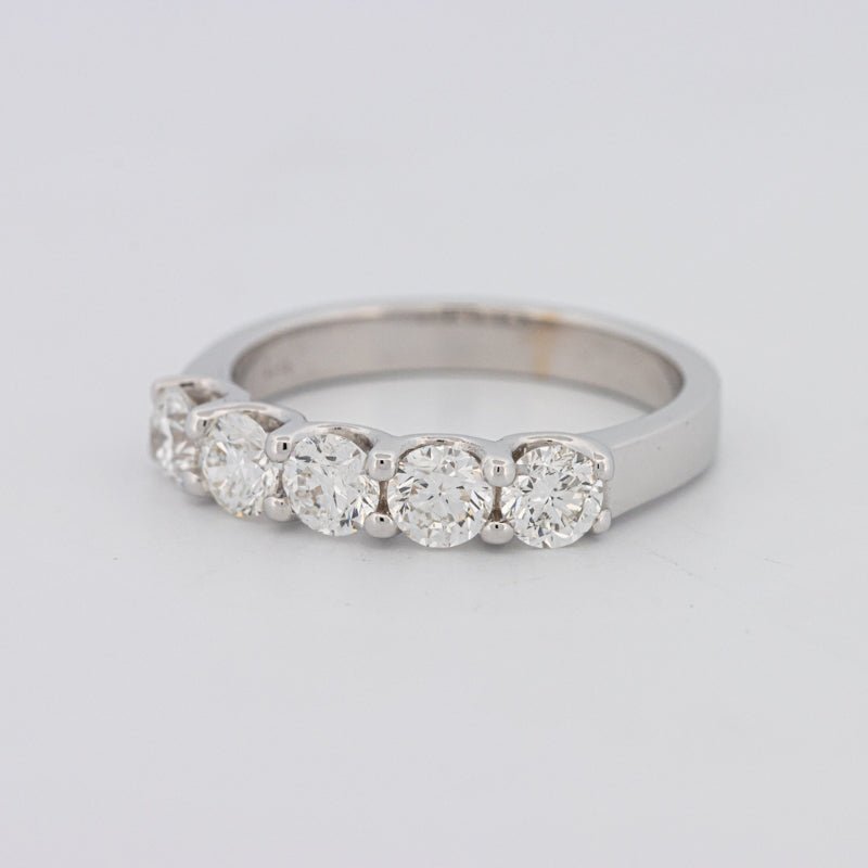 5 Half Round Floating Eternity Ring - ZIZOV DIAMONDS