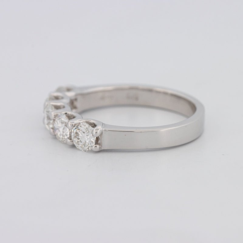 5 Half Round Floating Eternity Ring - ZIZOV DIAMONDS