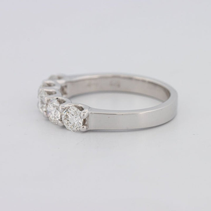5 Half Round Floating Eternity Ring - ZIZOV DIAMONDS