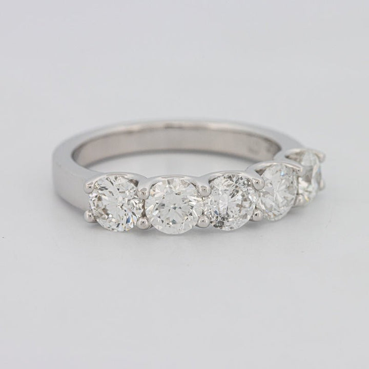 5 Half Round Floating Eternity Ring - ZIZOV DIAMONDS