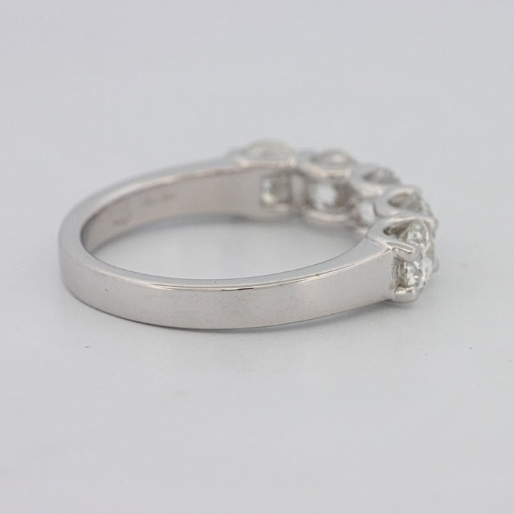 5 Half Round Floating Eternity Ring - ZIZOV DIAMONDS