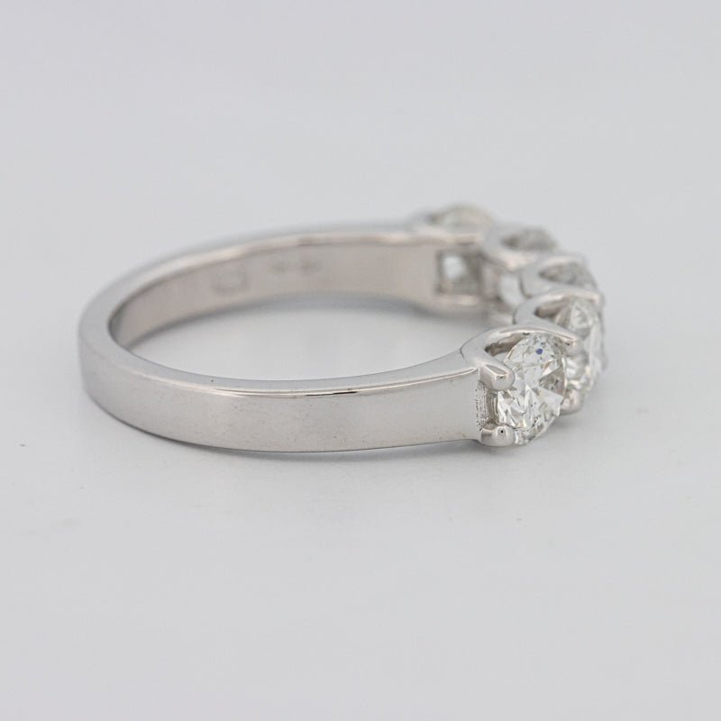 5 Half Round Floating Eternity Ring - ZIZOV DIAMONDS