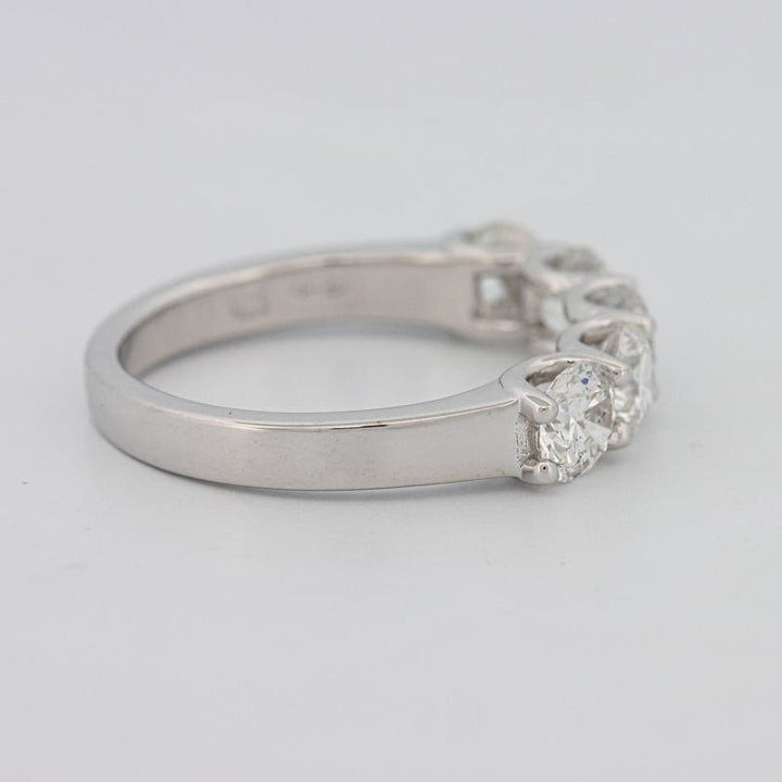 5 Half Round Floating Eternity Ring - ZIZOV DIAMONDS